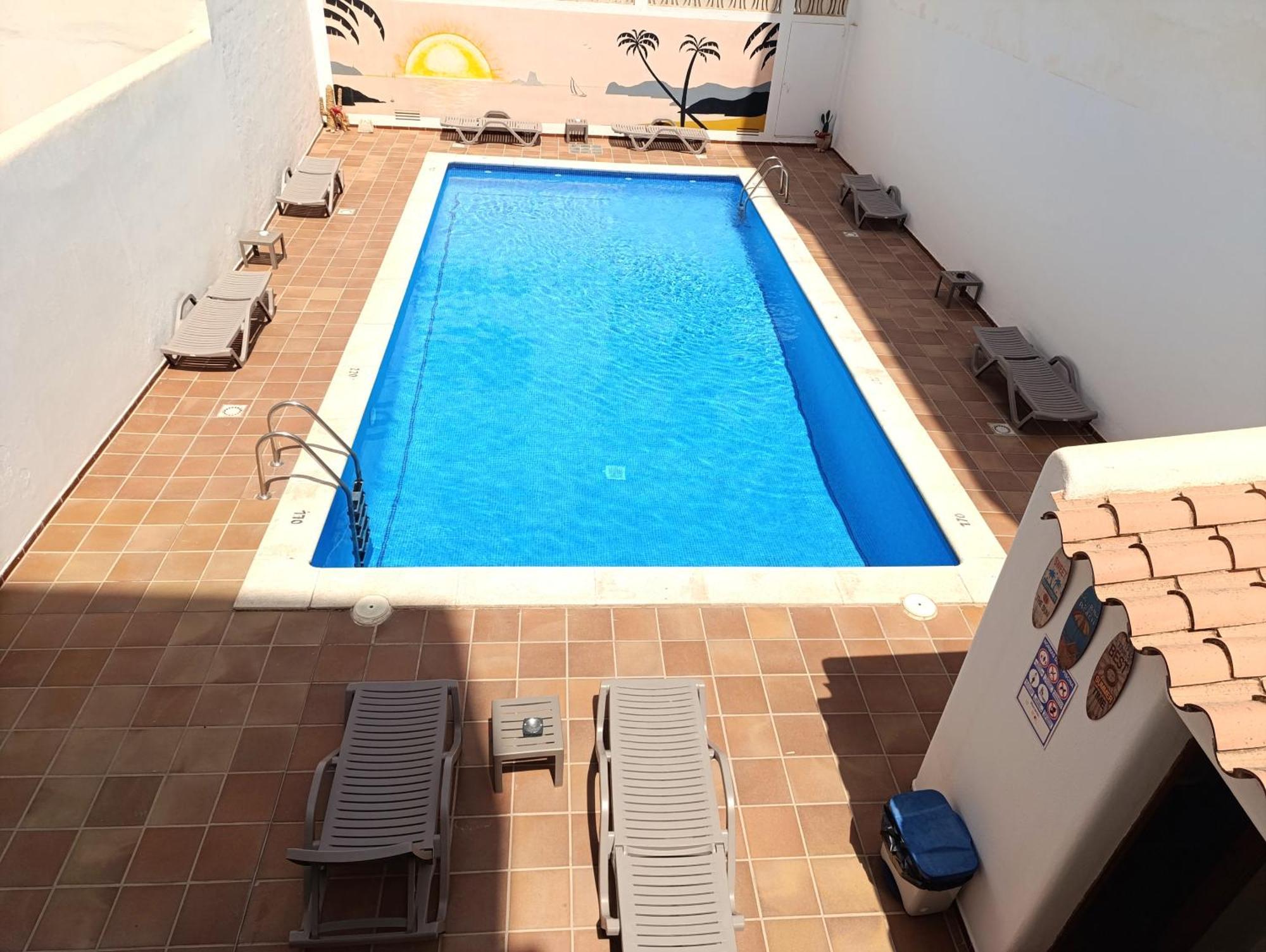Hostal Horizonte San Antonio  Eksteriør bilde A swimming pool